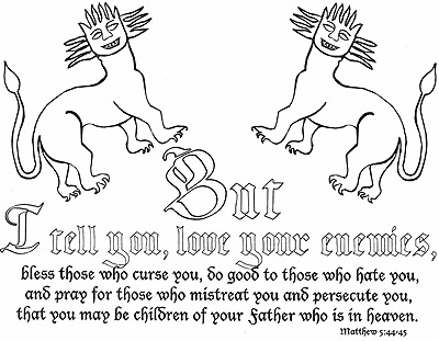 Fraktur Folk Art Kit - Love Enemies